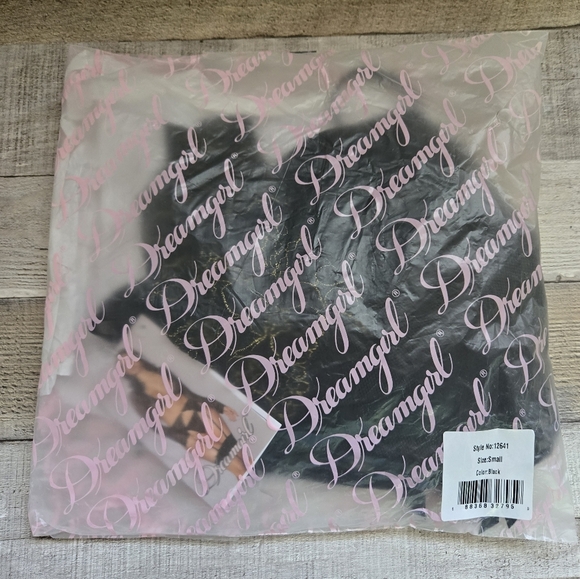 DREAMGIRL | Delicate & Demure Bralette Set in Black sz S - Picture 12 of 12